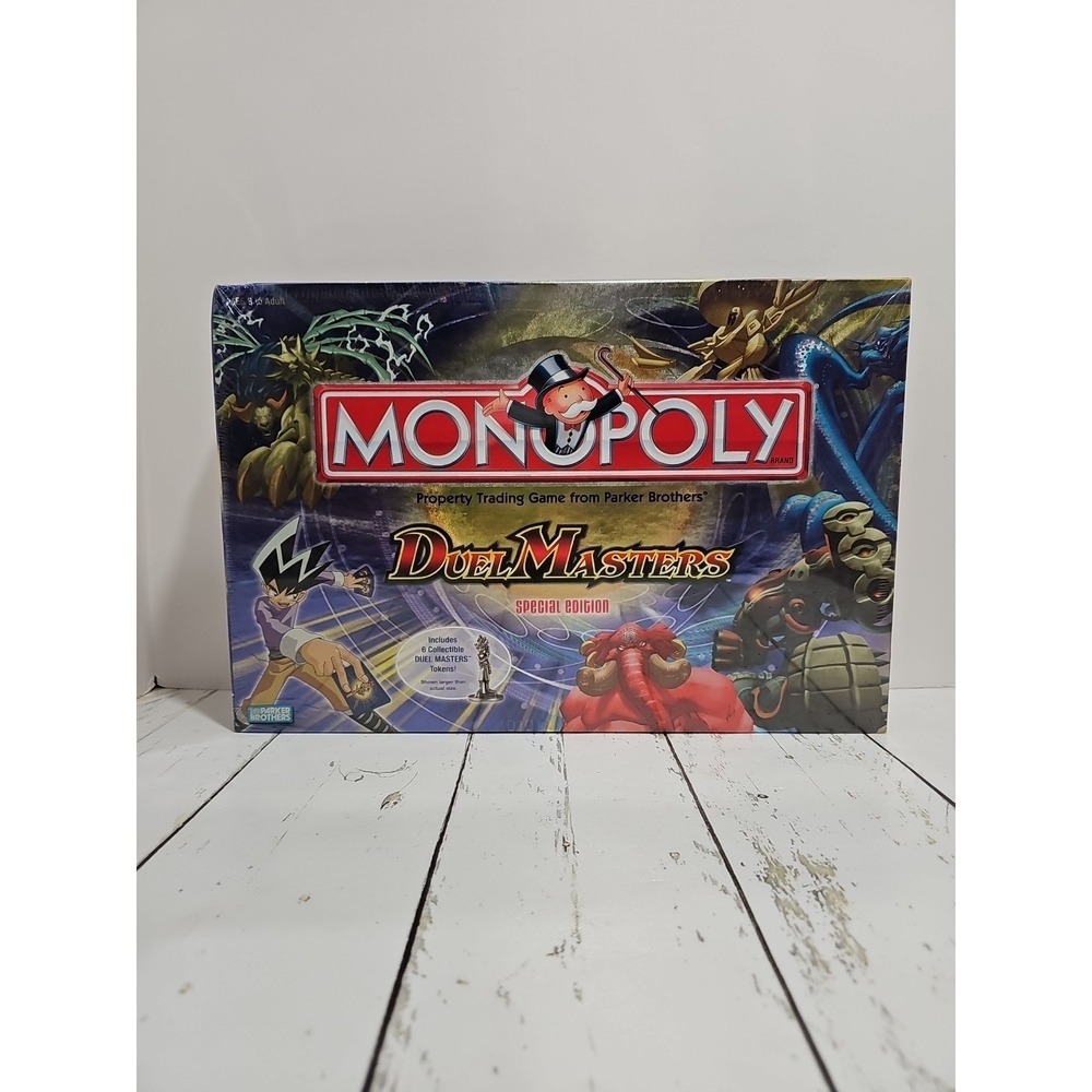 Monopoly Duel Masters Special Edition 6 Tokens 2004, New in Box‎